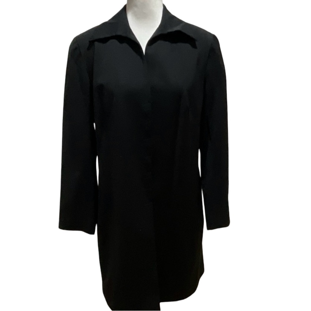 Juliana Collezione Black Coat Size 10